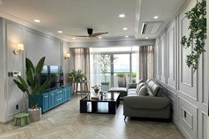 3BR Garden Court Apartment For Rent With Modern Interior