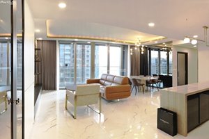 Large 3-bedroom apartment for sale in Empire City with beautiful furniture