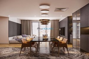 Super nice 3 bedroom apartment for rent in Lumiere Riverside with full furniture