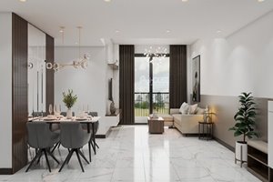 Beautiful 2 bedroom apartment for rent in Empire City with full luxury furniture