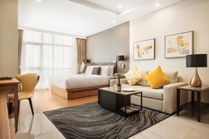 Luxurious studio apartment for rent in District 7 with full-equipped furniture and home appliances