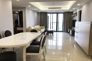 Low floor apartment in Nam Phuc for rent with simple furniture and quiet view
