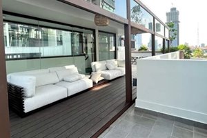 Garden apartment for rent at The Metropole with 2 bedrooms full of new furniture