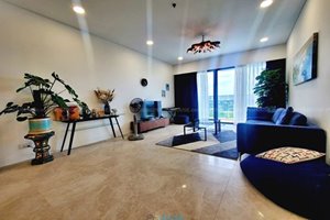The River apartment for rent with 3br layout and airy view