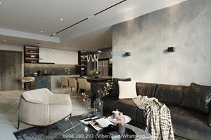 An extremely beautiful 3 bedroom apartment for rent in The Peak with full furniture