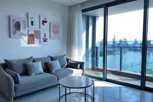 River view 2 bedroom apartment for rent in Sunwah Pearl with elegant furniture