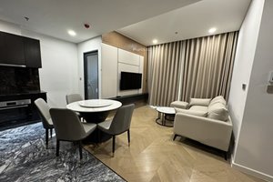 Modern 2-bedroom apartment for rent in Lumiere Riverside with full furniture