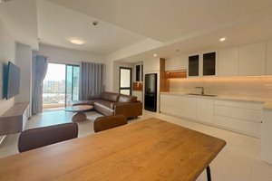 Modern 2-bedroom apartment for rent at Masteri Thao Dien with fully furnished interiors