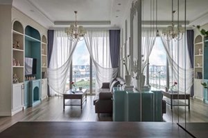 Luxury 1 bedroom river view apartment for rent at Empire City Linden