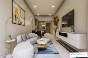 Full furniture apartment for rent in The River Thu Thiem with nice decoration