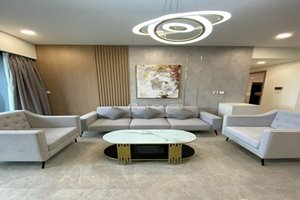 3-bedroom apartment for rent with bathtub in The River Thu Thiem with modern furniture and beautiful view