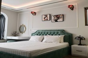 Semi-classical style apartment for rent in Midtown Phu My Hung with luxury furniture