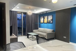 2 bedroom in Midtown Signature for rent with open view and nice furniture