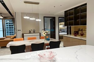 Fully-furnished apartment for rent in Phu My Hung with luxurious furniture