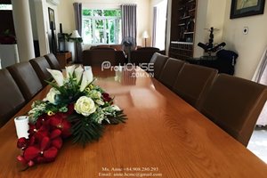 Luxurious single villa for rent in Hillview District, near SSIS Phu My Hung, clean and modern villa