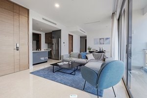 Modern 4 bedroom apartment for rent in Thao Dien with nice furniture