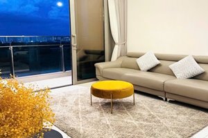 Good-price 2-bedroom apartment for sale, fully furnished, open view at Empire City