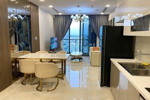 Vinhomes Golden River 1 bedroom fully furnished apartment for rent with city view
