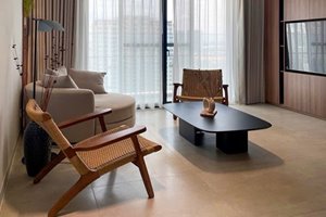 Luxury 2-bedroom apartment with home office, 100% brand-new furniture for rent at The Antonia Phu My Hung